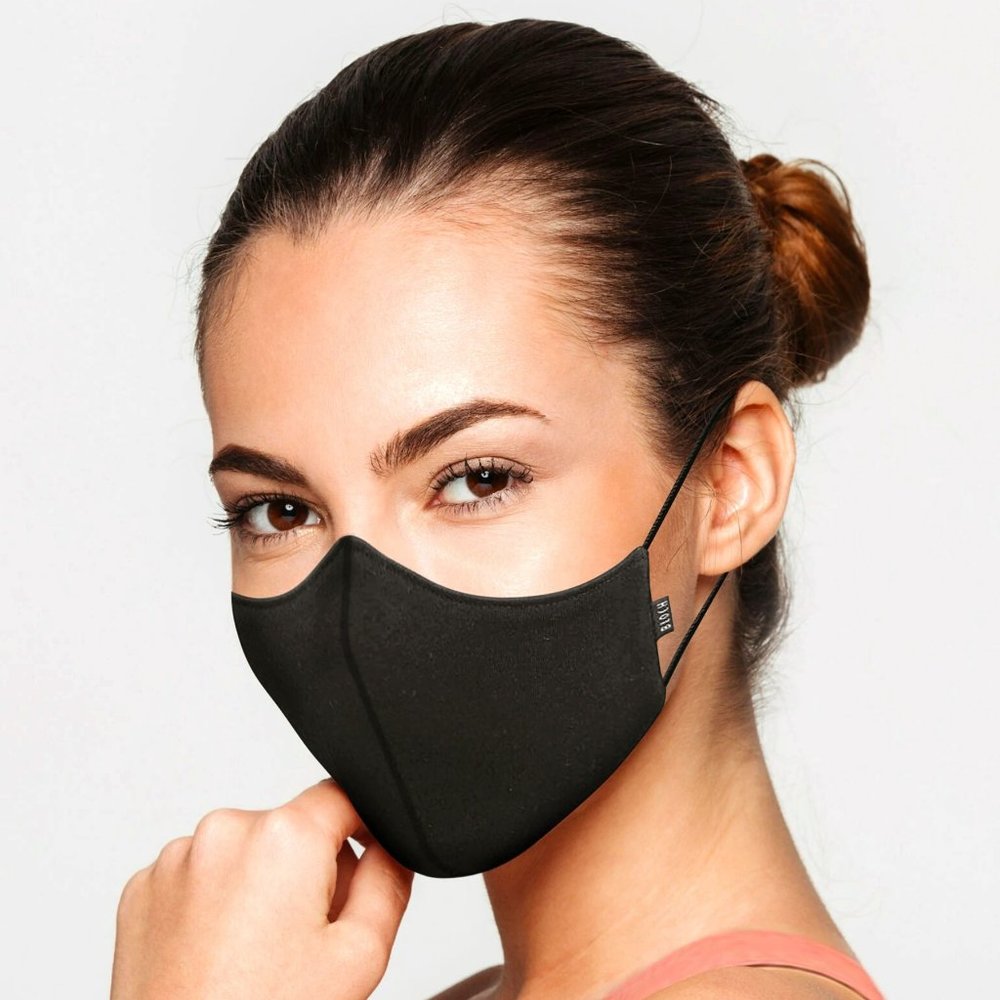 BLOCH B-Safe Soft Stretch Black Adult Face Mask 3 Pack A001AP